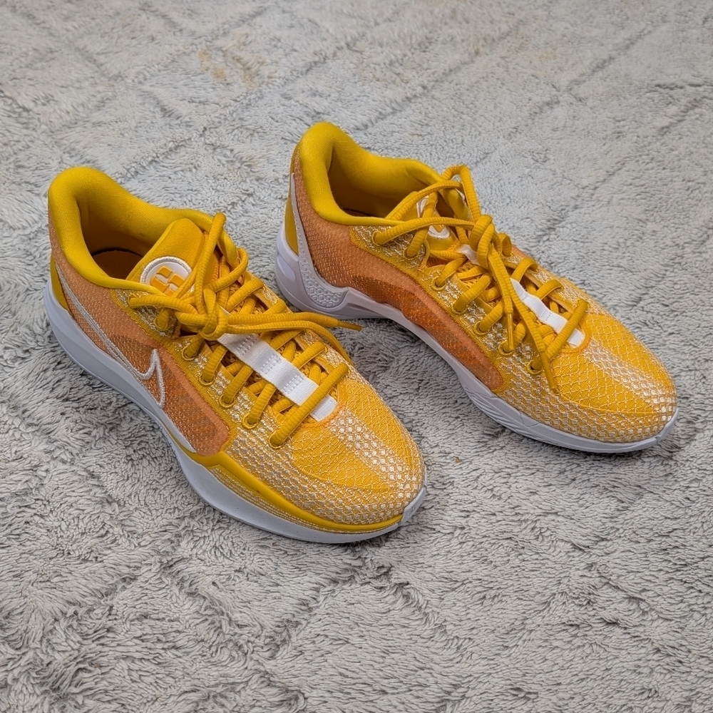 Nike Sabrina 1 TB University Gold White Basketball Shoes Womens 6.5 FQ3391-700